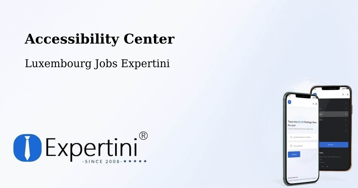 Accessibility Statement – Mamer - Luxembourg Jobs Expertini